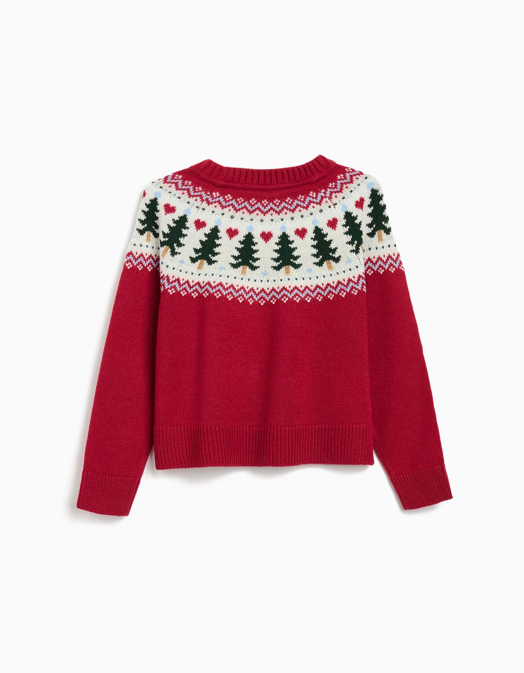 Camisola de Malha, Menina, Vermelho