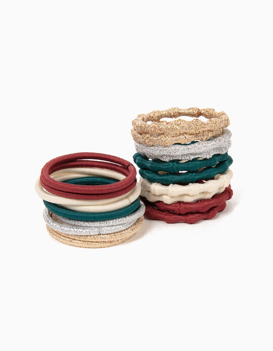 Pack 20 El&aacute;sticos para Cabelo Brilhantes e Lisos