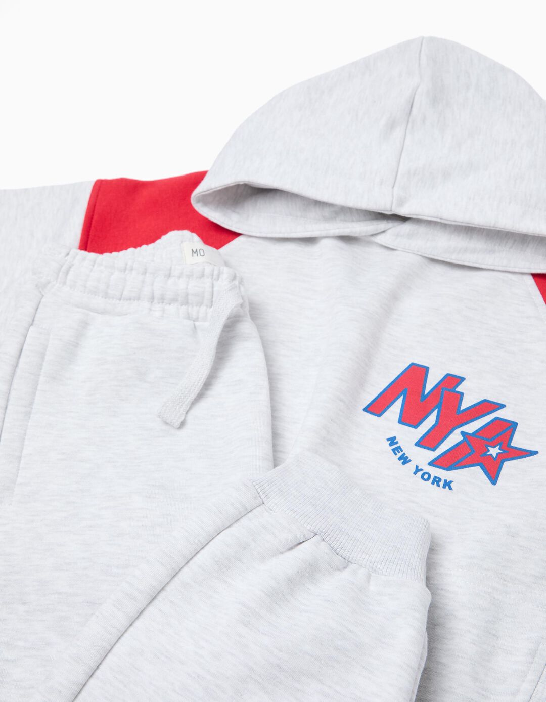 Conjunto de Jogging, Menino, Cinzento Claro