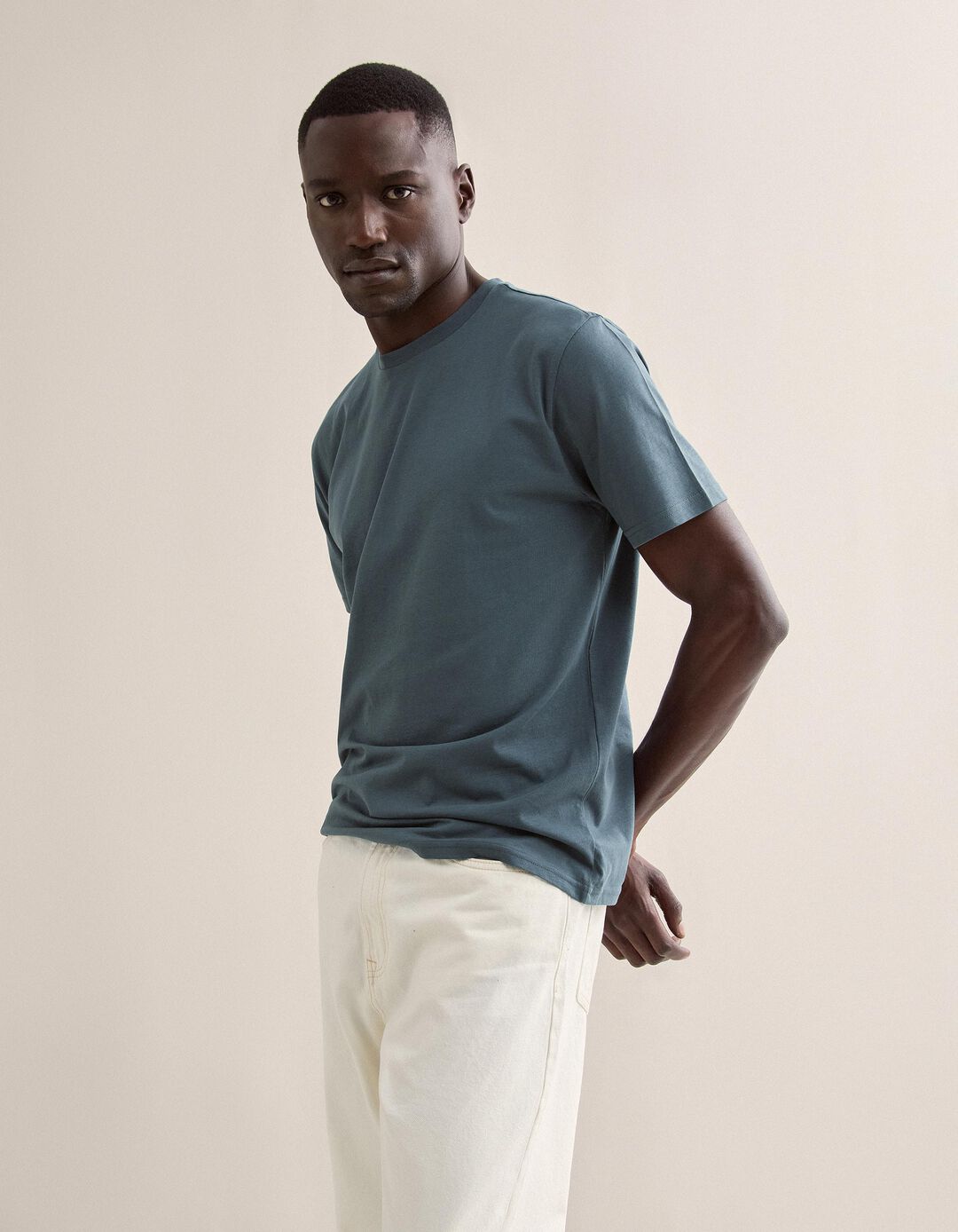 T-shirt, Homem, Azul