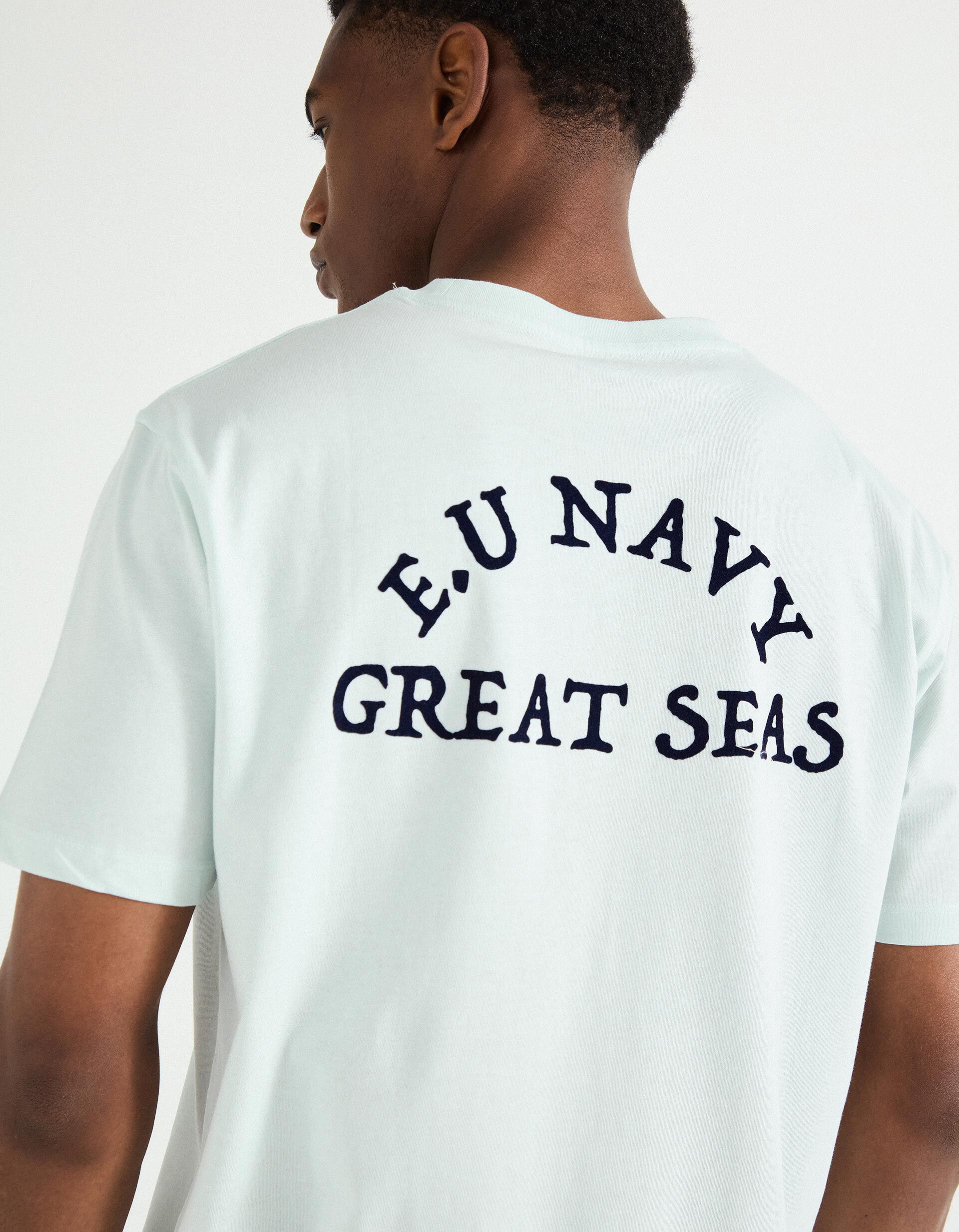 Comprar Online T-shirt Print, Homem, Azul Claro