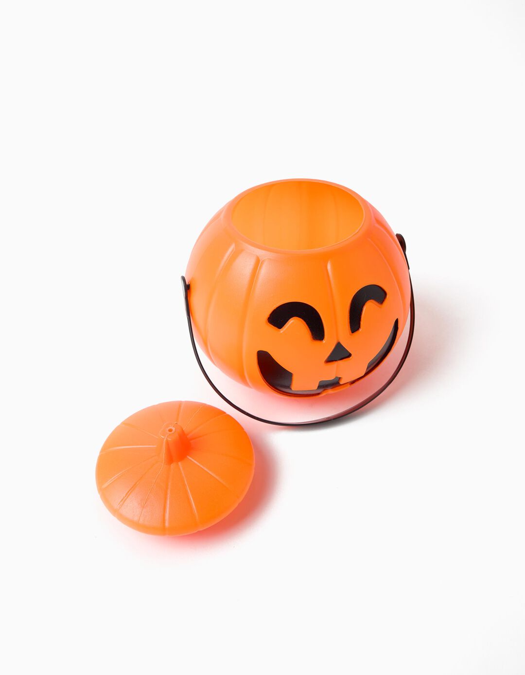 Balde De Halloween, Menina, Laranja