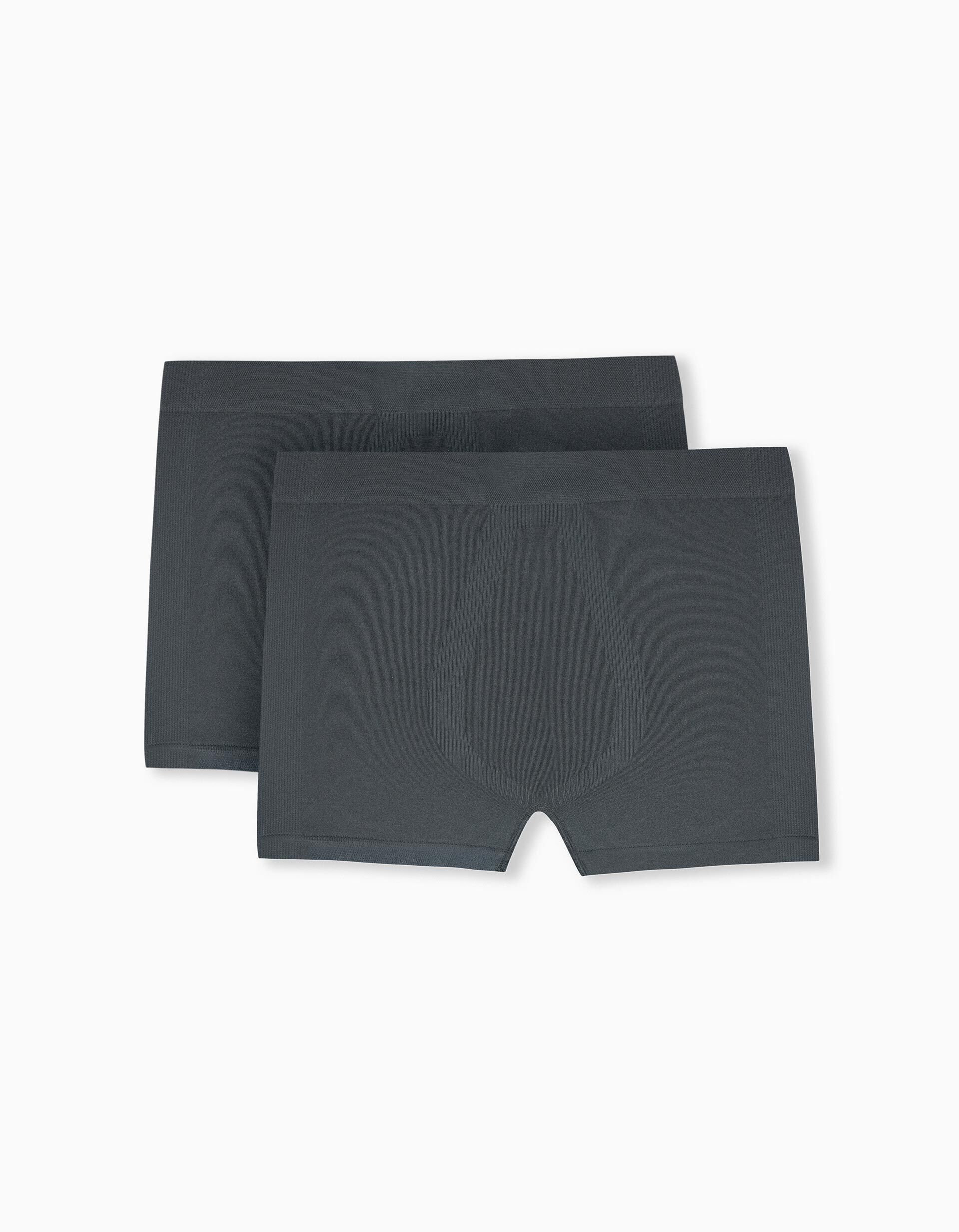 Comprar Online 2 Boxers Sem Costuras, Homem, Cinza