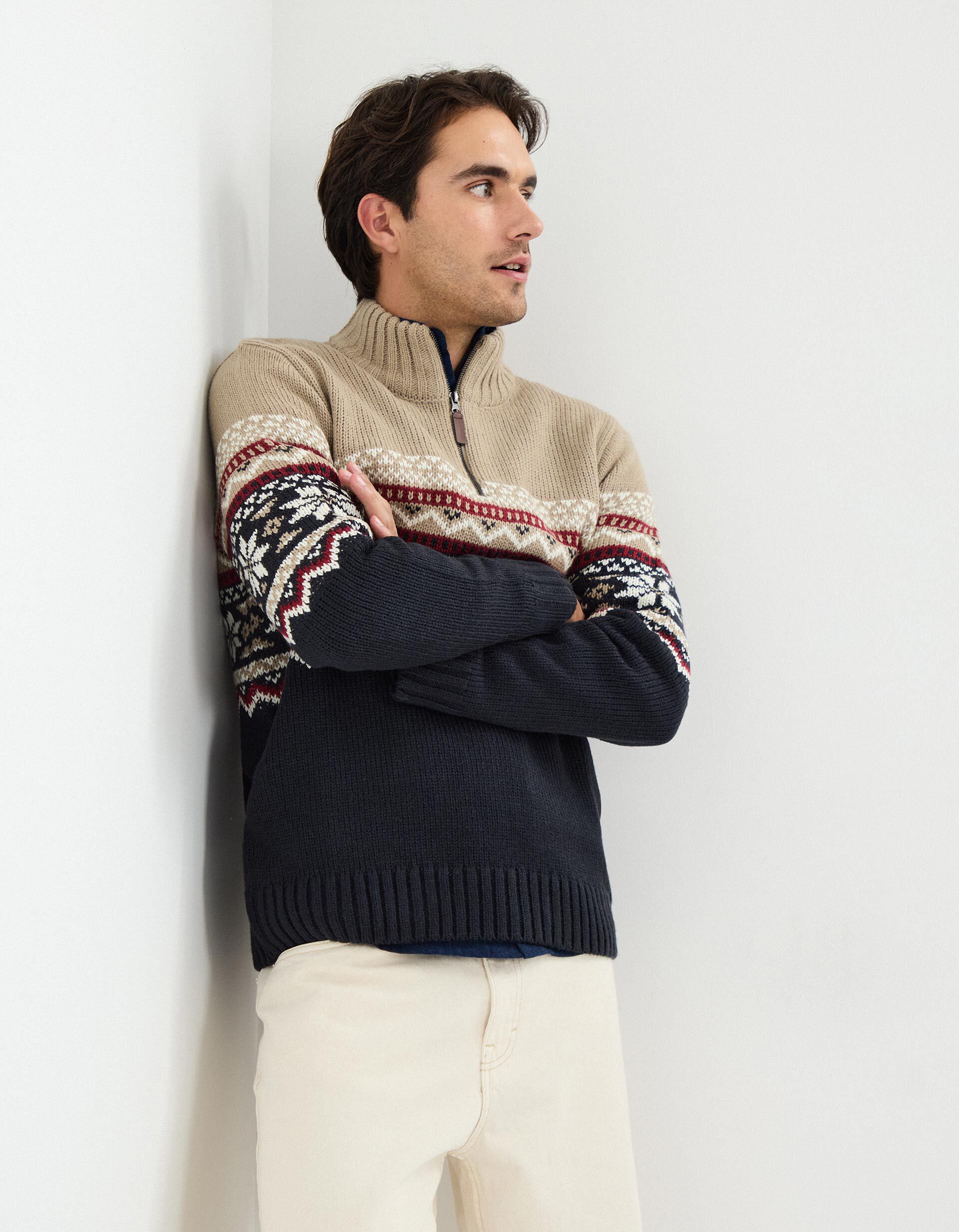 Comprar Online Camisola de Malha, Homem, Azul Escuro