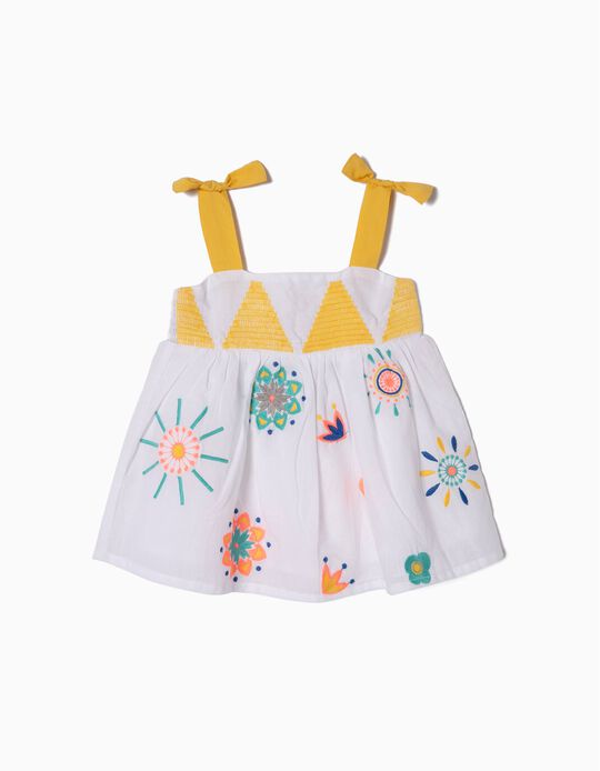 Embroidered Blouse, Little Bows