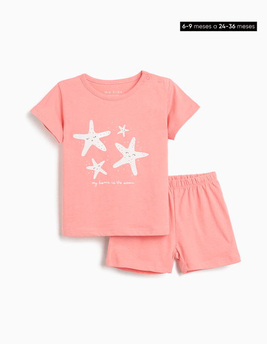 Comprar Online Pijama Jersey, Menina, Rosa