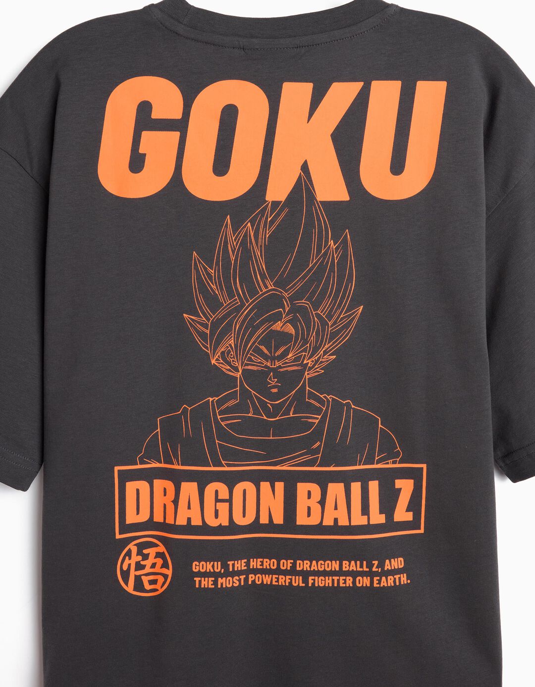 T-shirt 'Dragon Ball', Menino, Cinzento Escuro