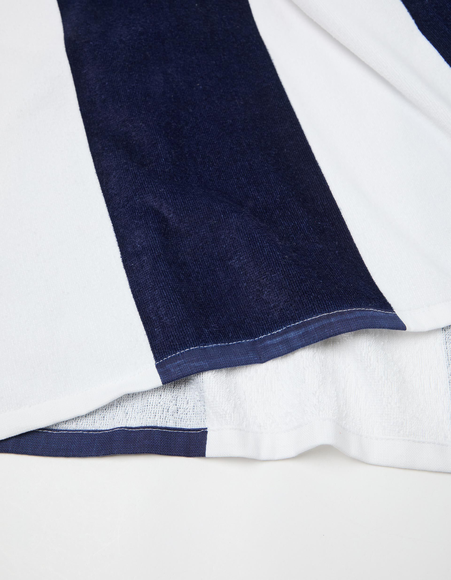 Comprar Online Toalha de Praia Riscas, Azul Escuro