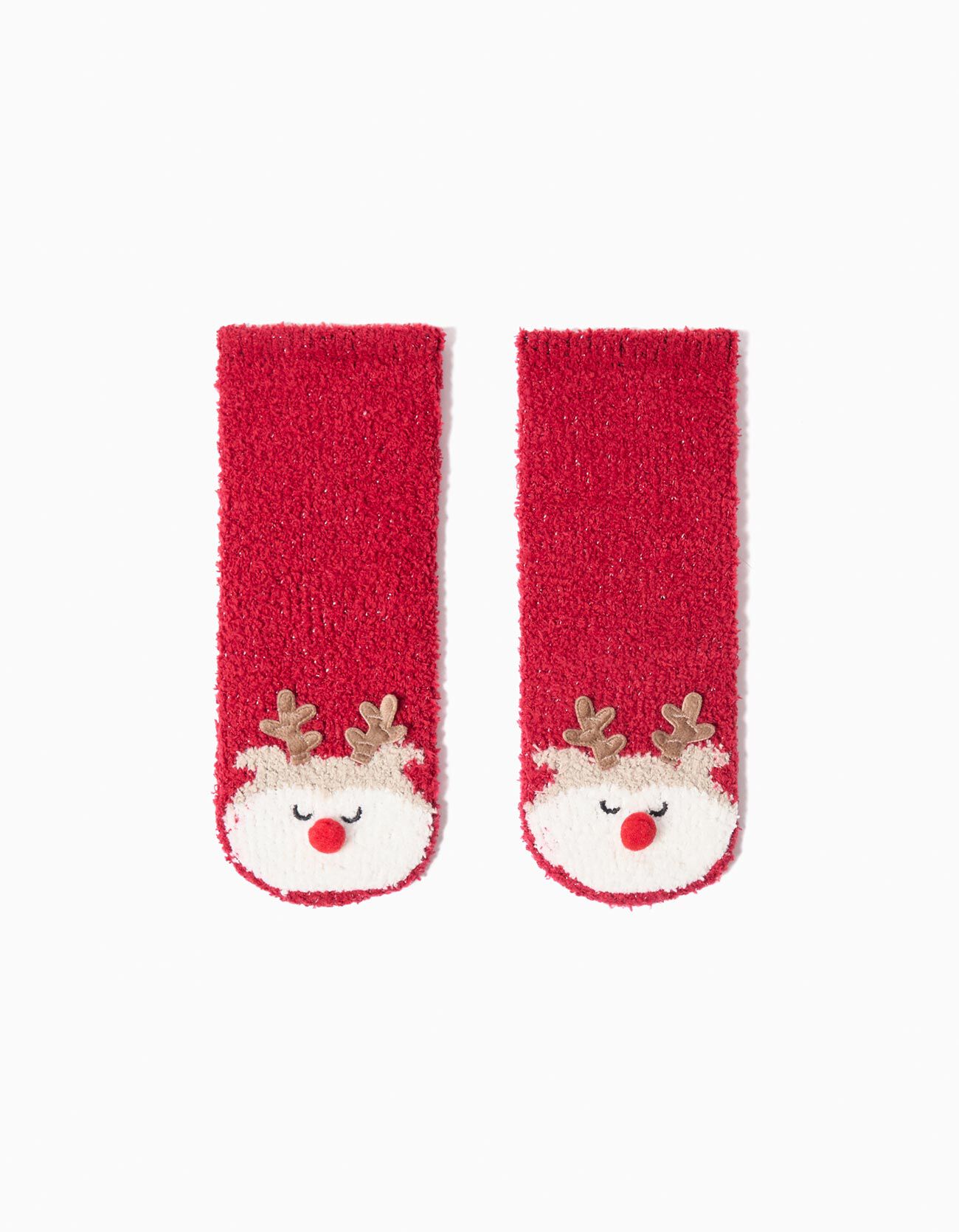 Comprar Online Par de Meias de Natal, Menina, Vermelho Escuro