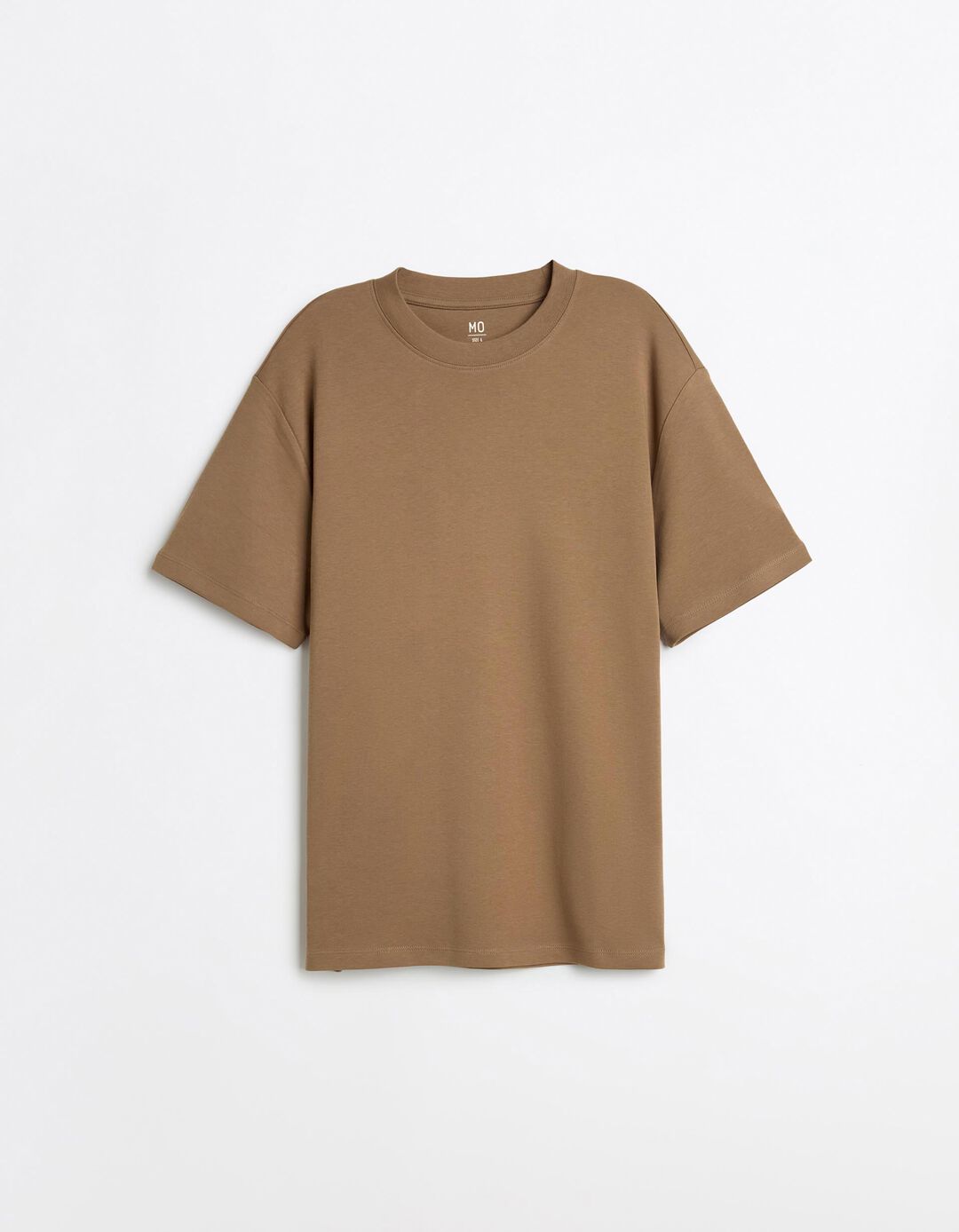 T-shirt Interlock, Homem, Bege