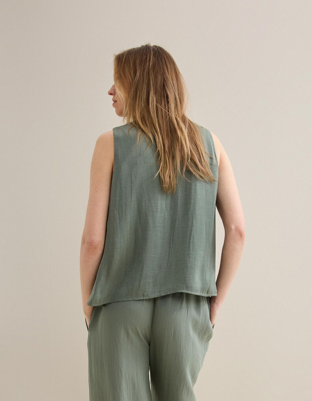 Blusa, Mulher, Verde Claro 