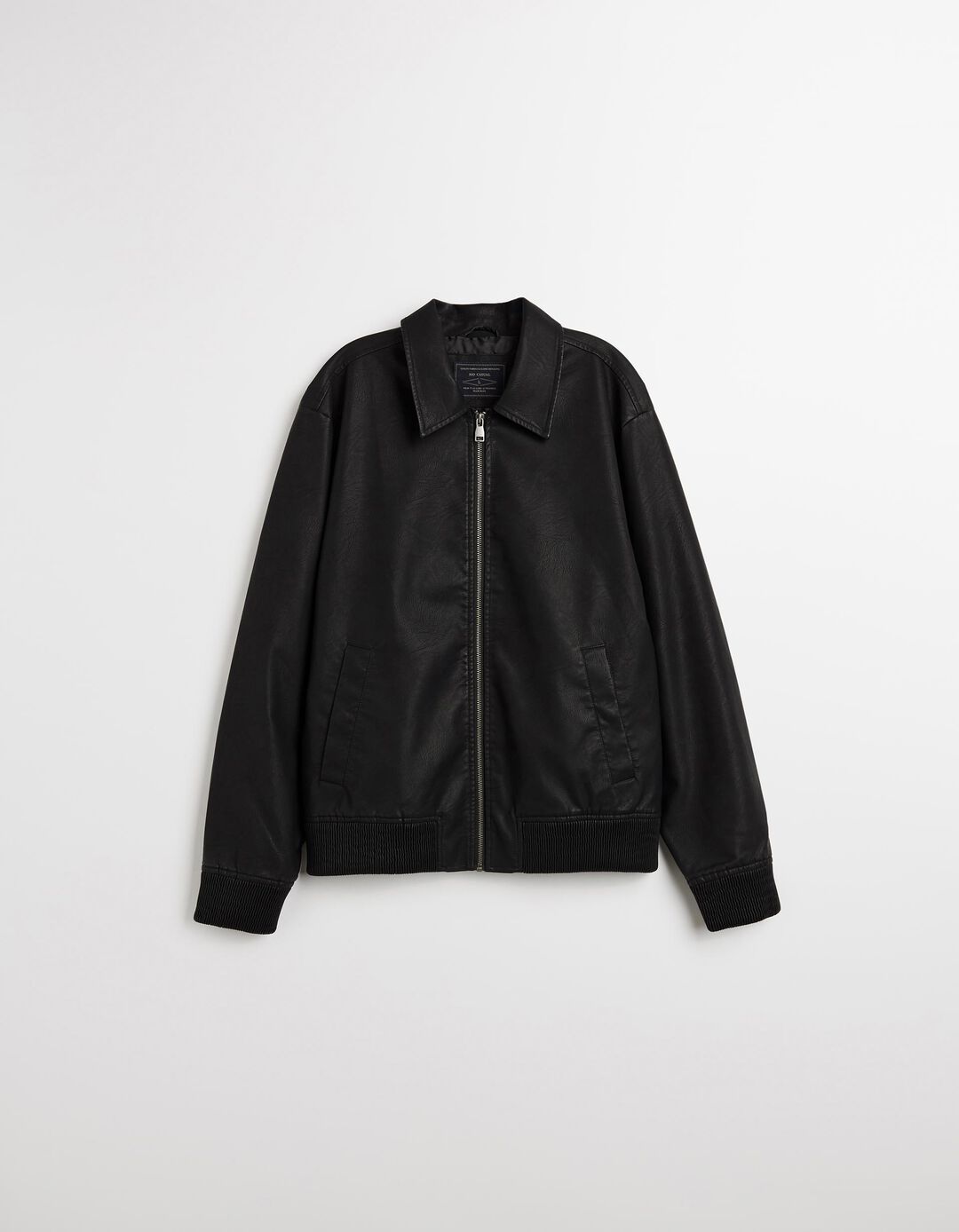 Casaco Bomber, Homem, Preto