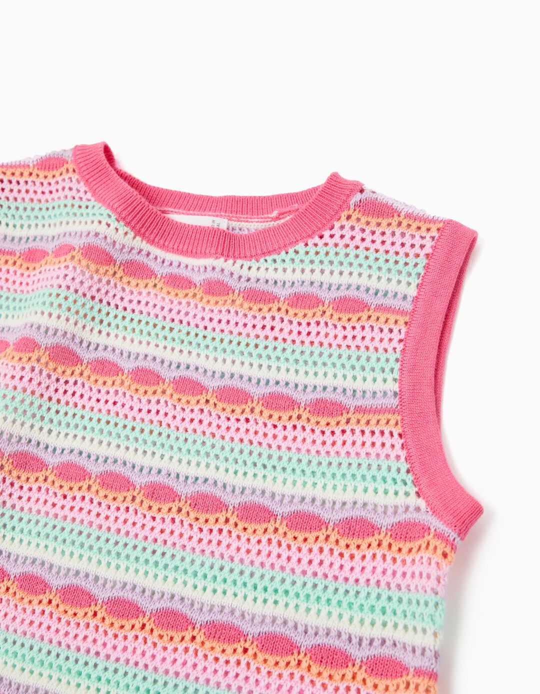 Top Crochet, Menina, Roxo Claro