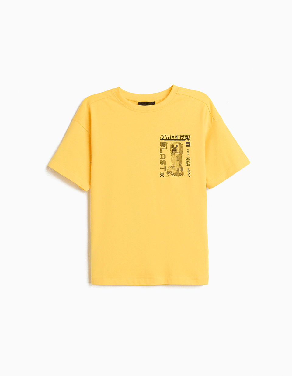 Comprar Online T-shirt Manga Curta 'Minecraft', Menino, Amarelo