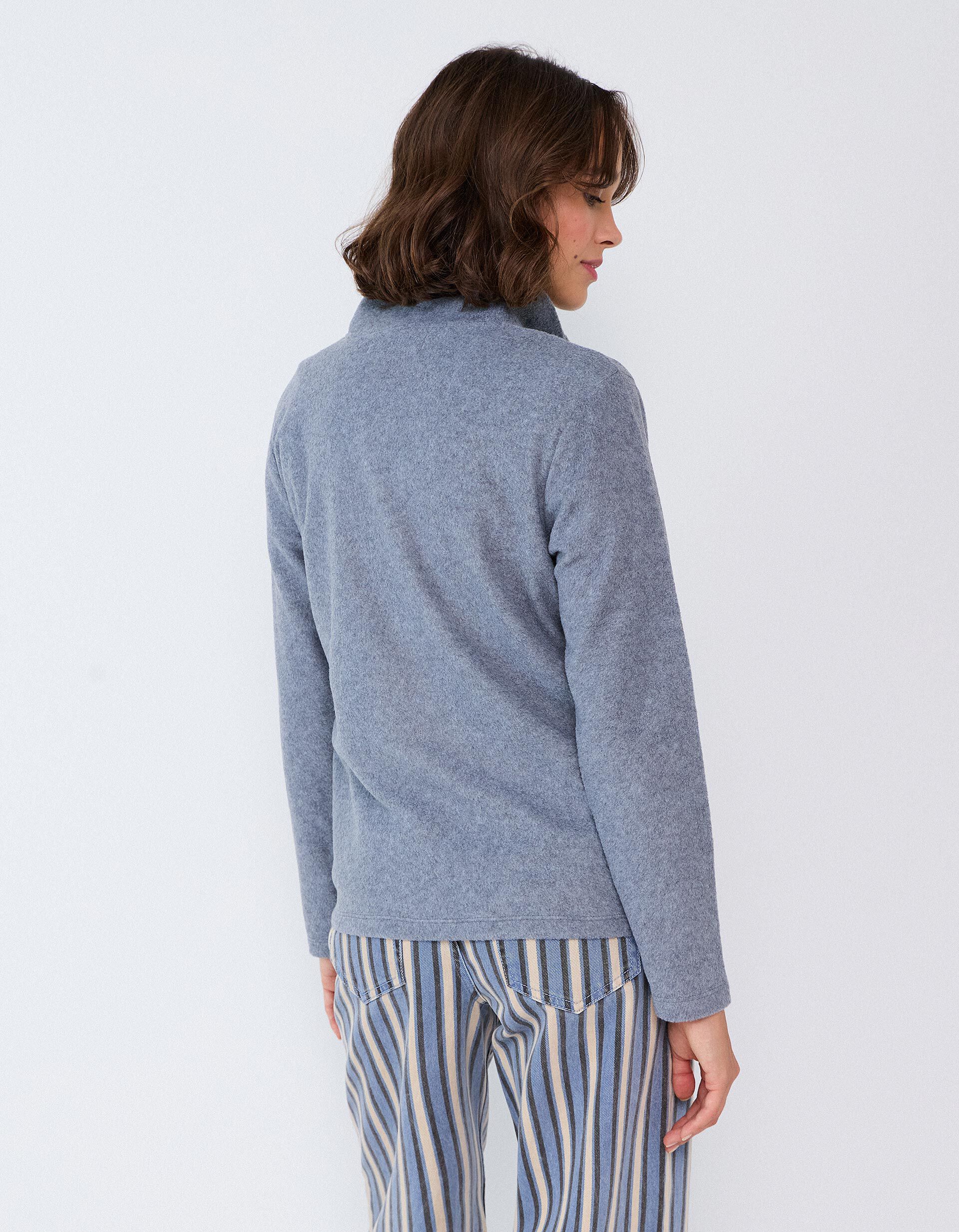 Comprar Online Camisola Polar, Mulher, Cinzento
