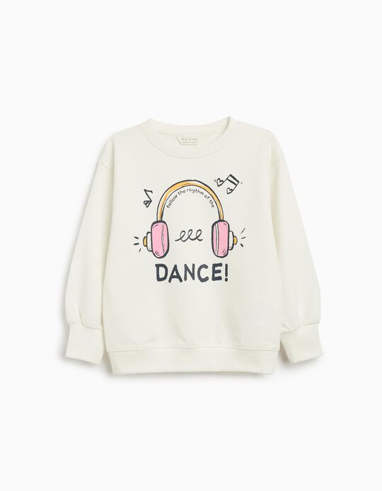 Comprar Online Sweatshirt de Felpa, Menina, Branco