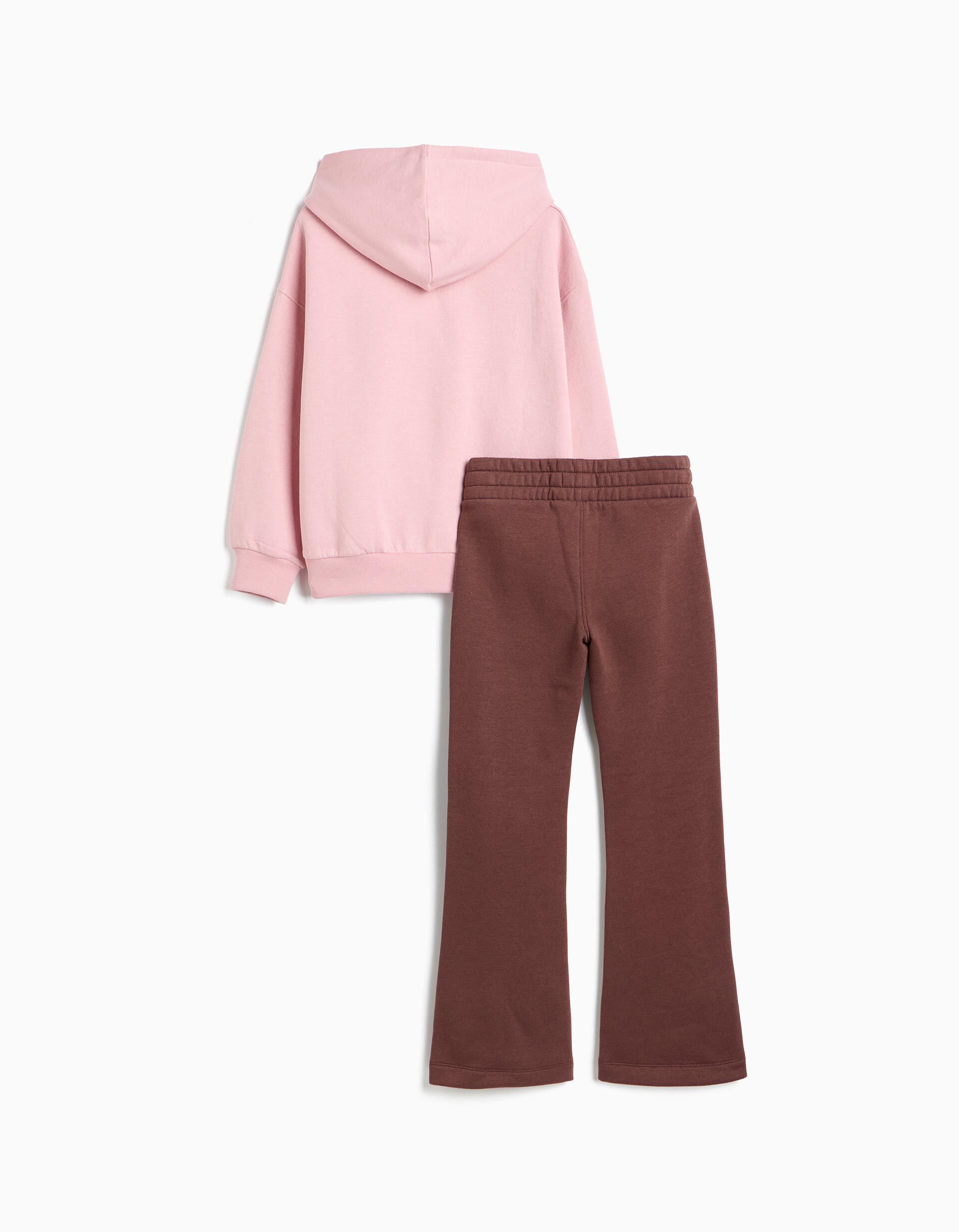 Comprar Online Conjunto De Felpa, Menina, Castanho