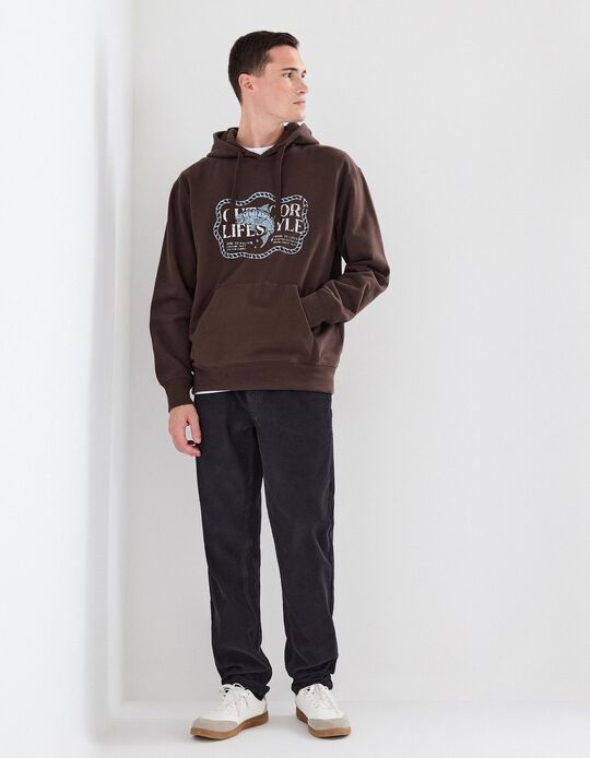 Comprar Online Calças de Bombazina, Homem, Azul Escuro