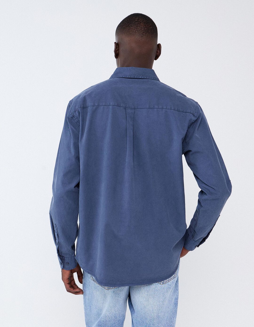 Camisa Liocel, Homem, Azul Escuro