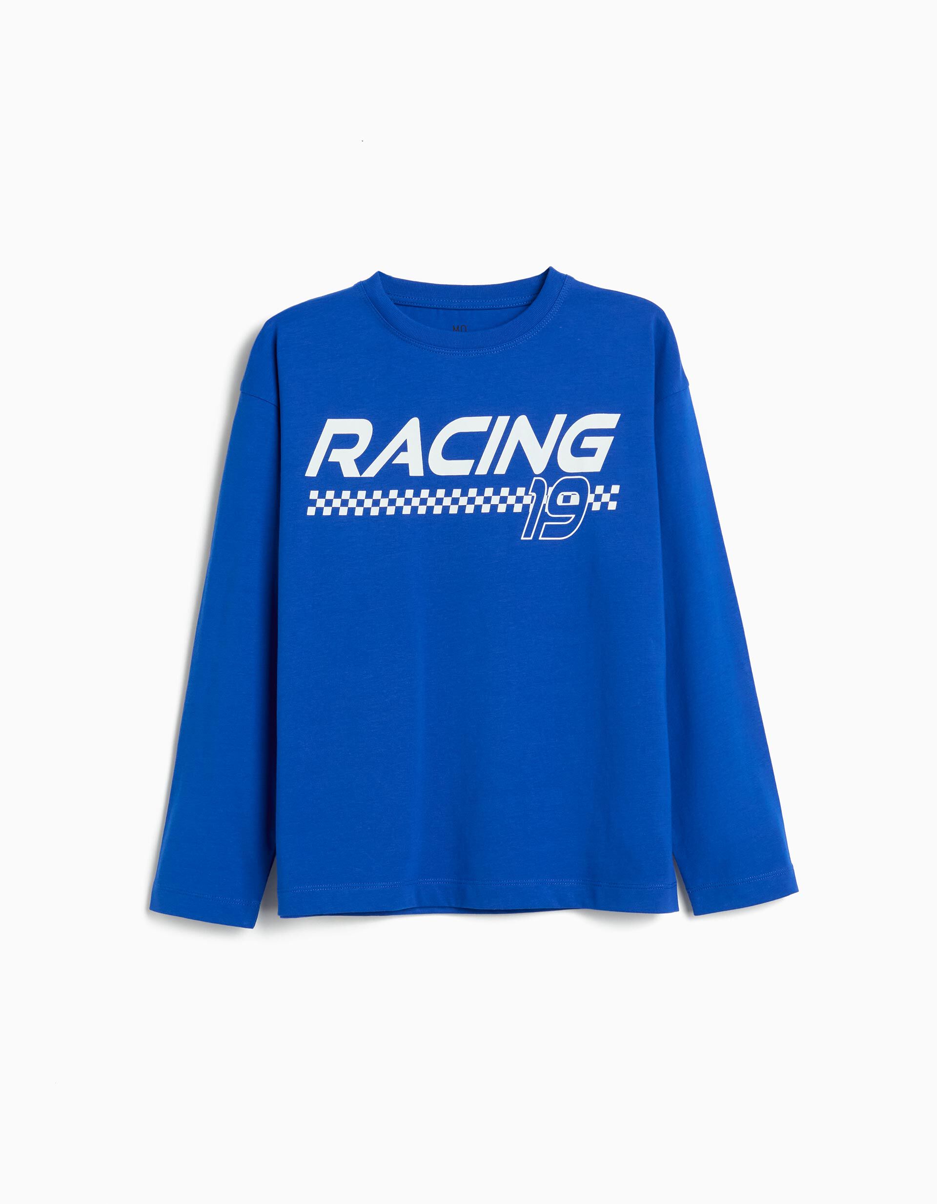 Comprar Online T-shirt de Manga Comprida, Menino, Azul