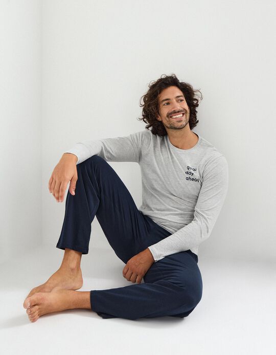 Comprar Online Pijama Jersey, Homem, Cinzento Claro 