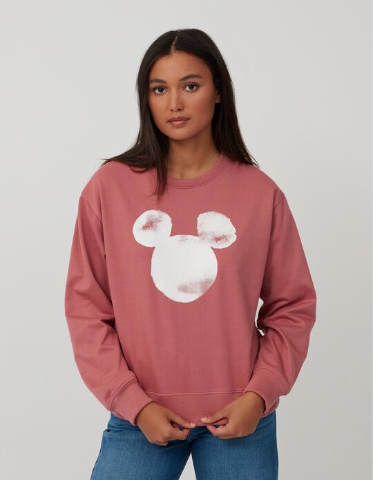Sweatshirt Disney, Mulher, Rosa