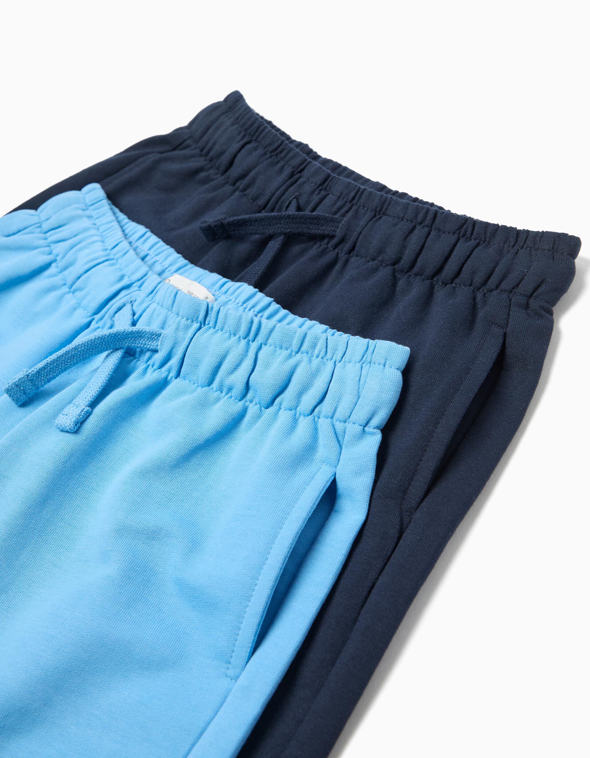 Comprar Online Pack 2 Cal&ccedil;&otilde;es de Felpa, Menino, Azul Escuro