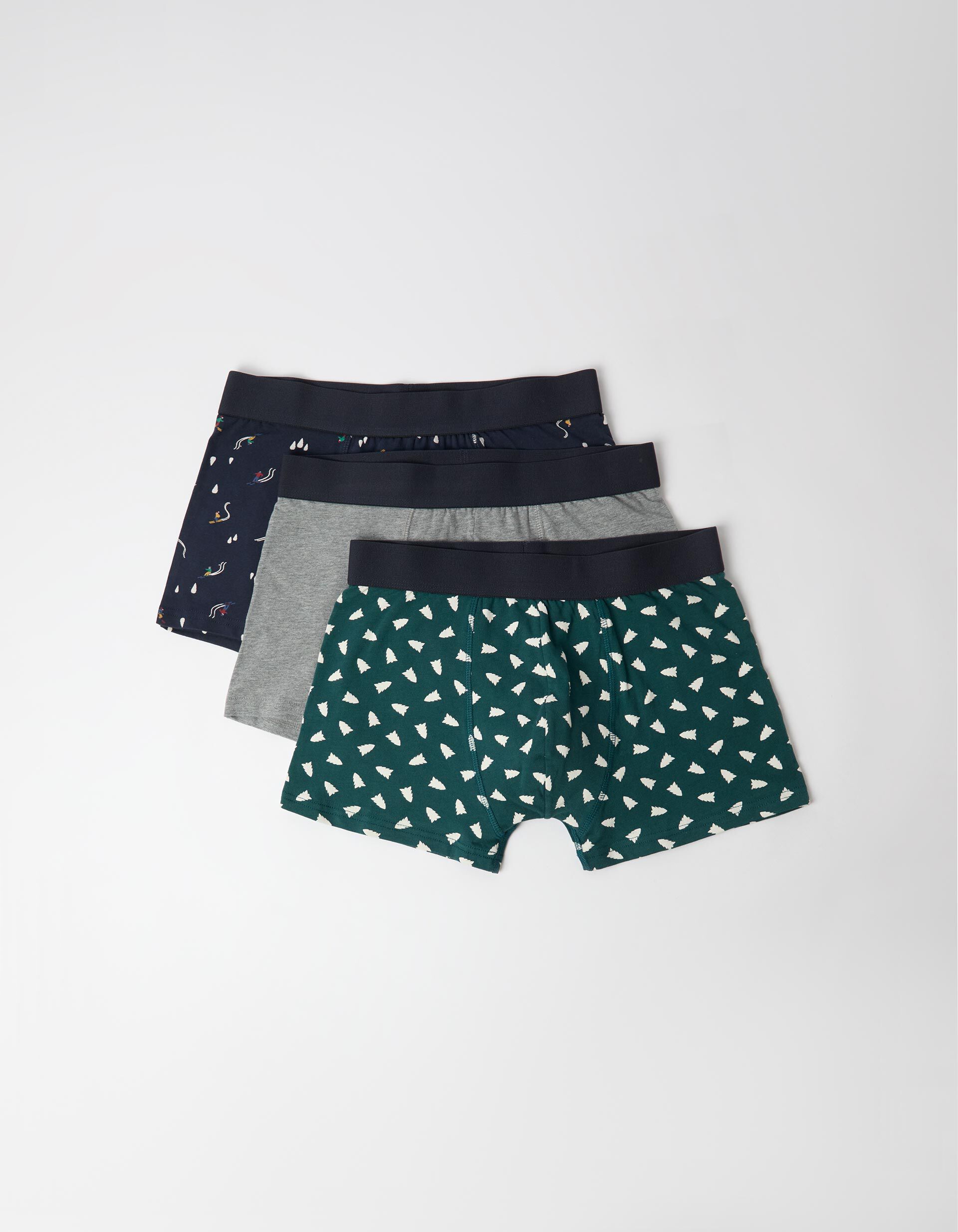 Comprar Online Pack 3 Boxers Natal, Homem, Verde