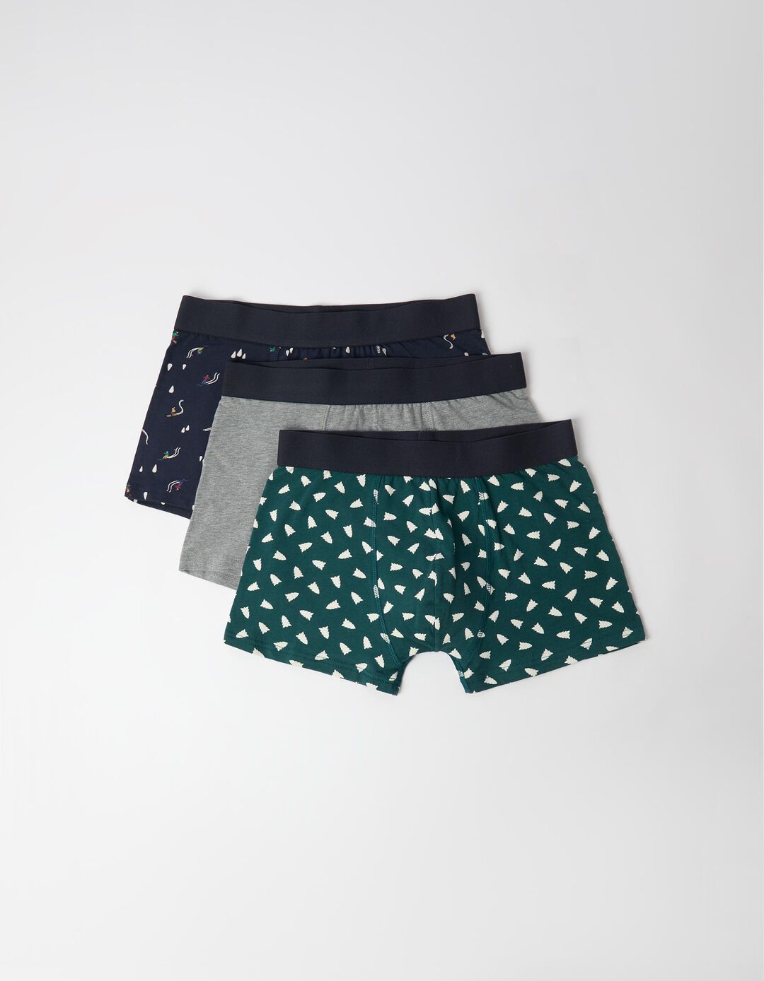 Pack 3 Boxers Natal, Homem, Verde