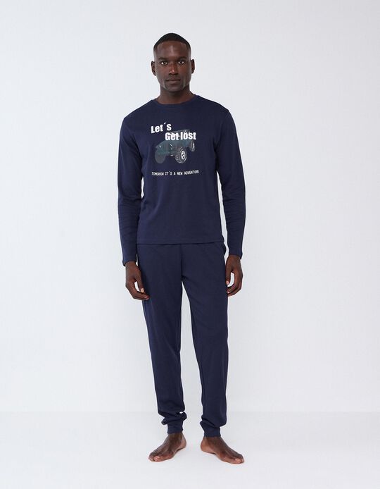 Comprar Online Pijama Interlock, Homem, Azul Escuro