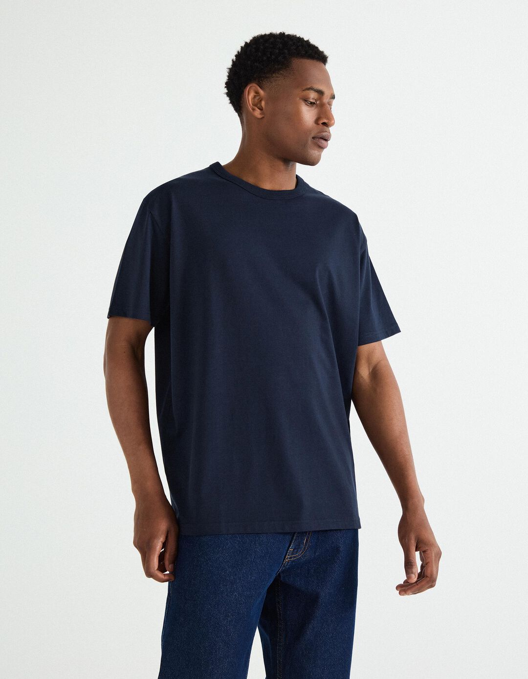 T-shirt, Homem, Azul Escuro