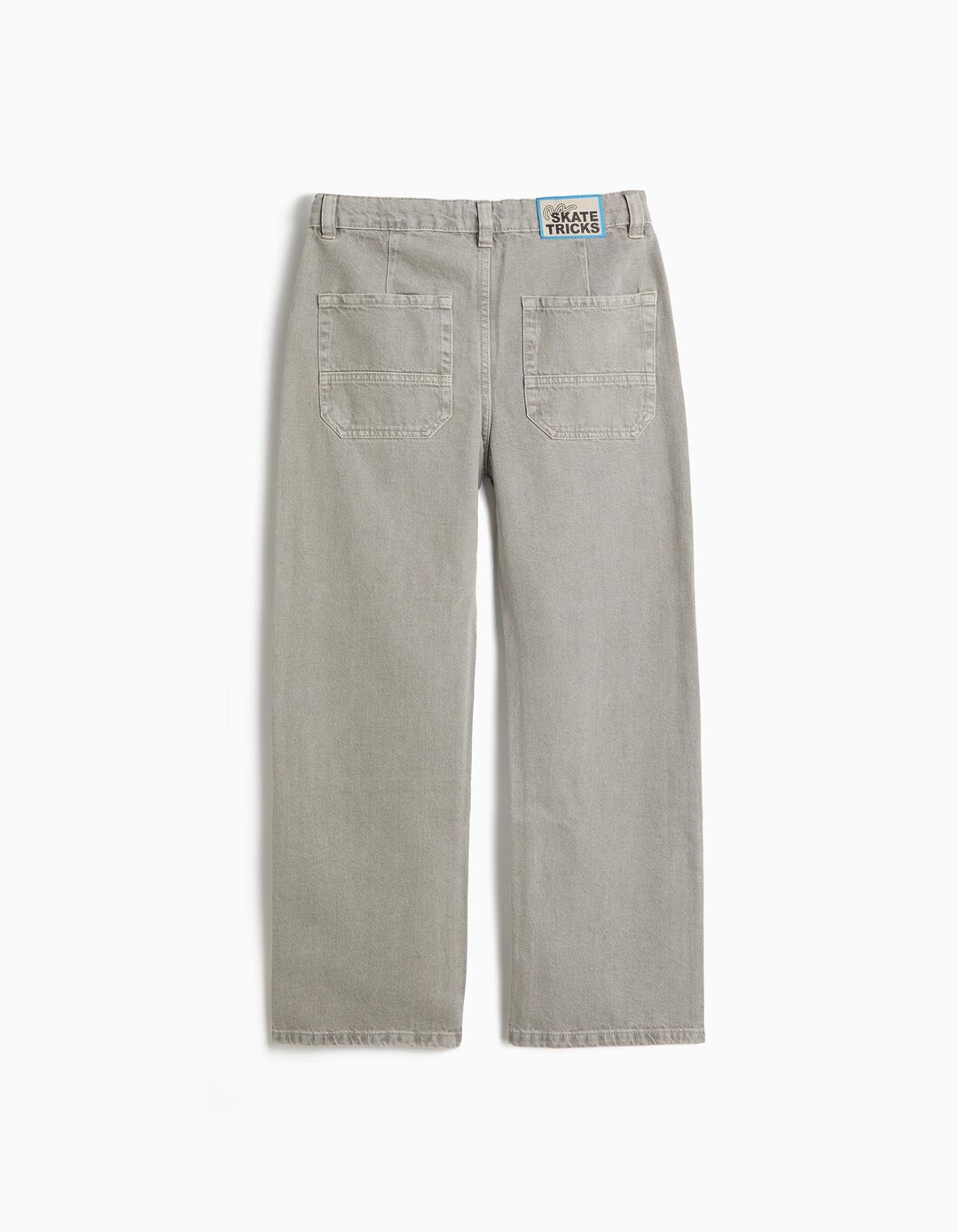 Cal&ccedil;as de Ganga 'Loose Fit', Menino, Cinzento