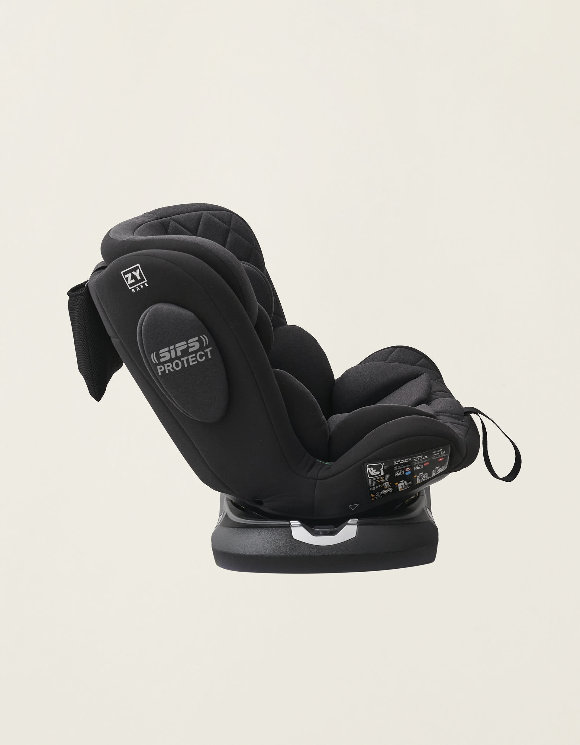 Comprar Online Cadeira Auto I-Size ZY Safe Premium com Isofix (76-150), Preto/Cinza