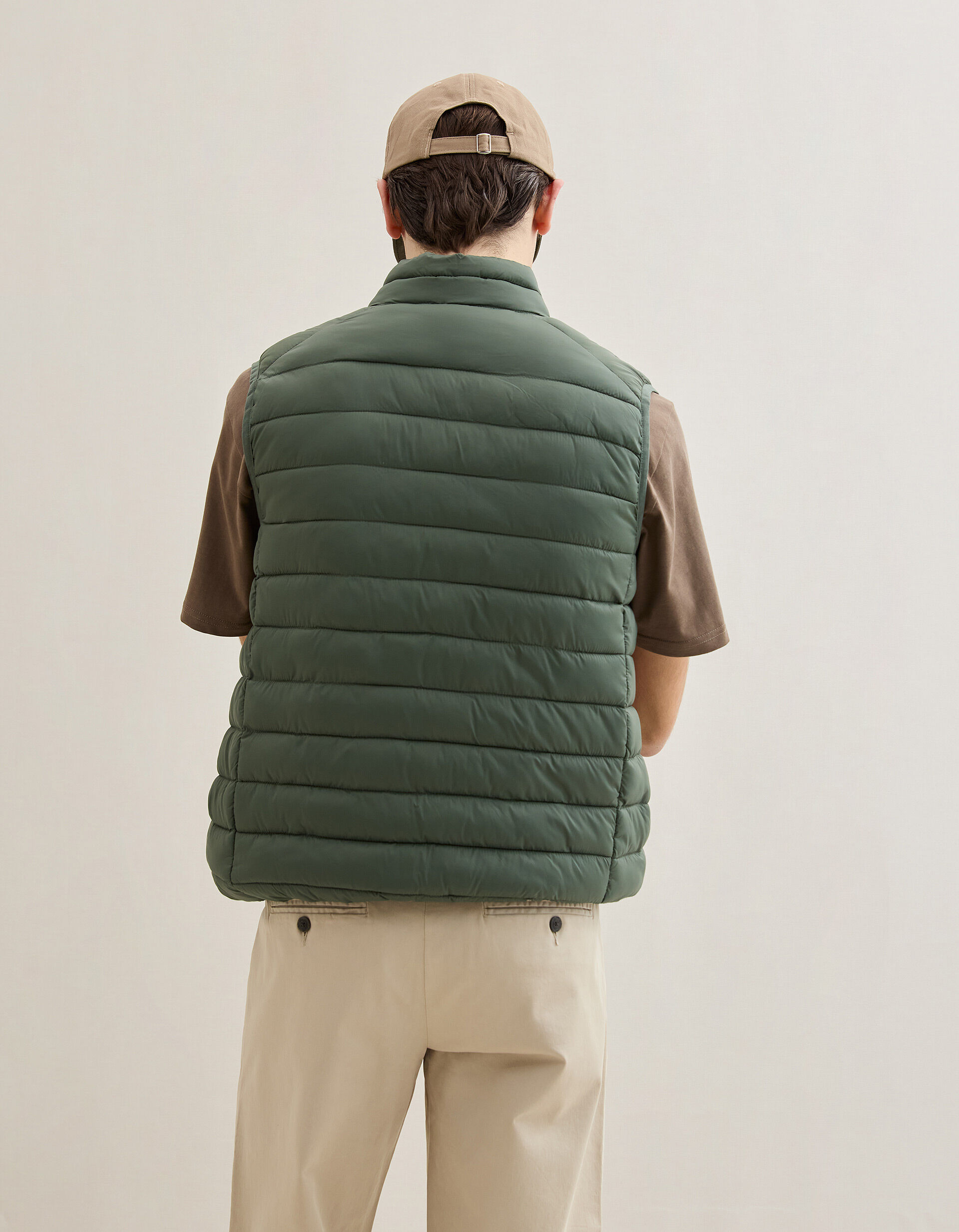 Comprar Online Colete Acolchoado, Homem, Verde Escuro