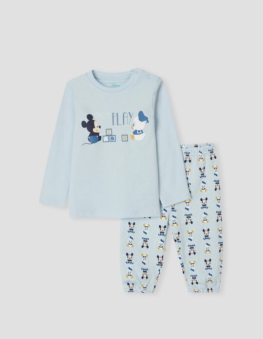 Pijama do Mickey, Bebé Menino, Azul