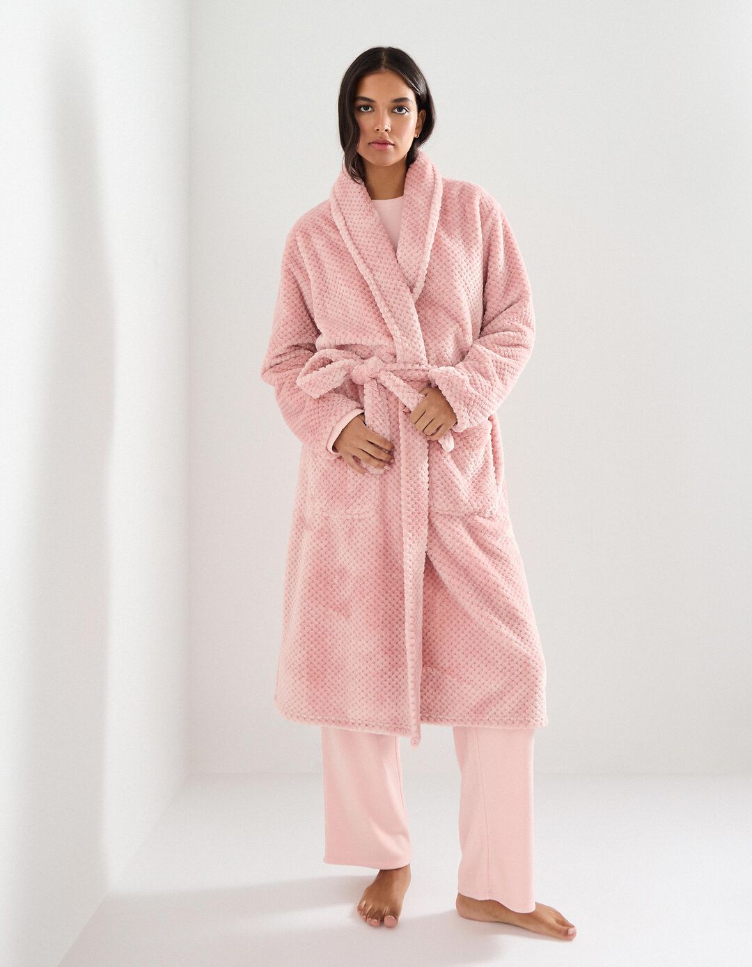 Robe, Mulher, Rosa Claro