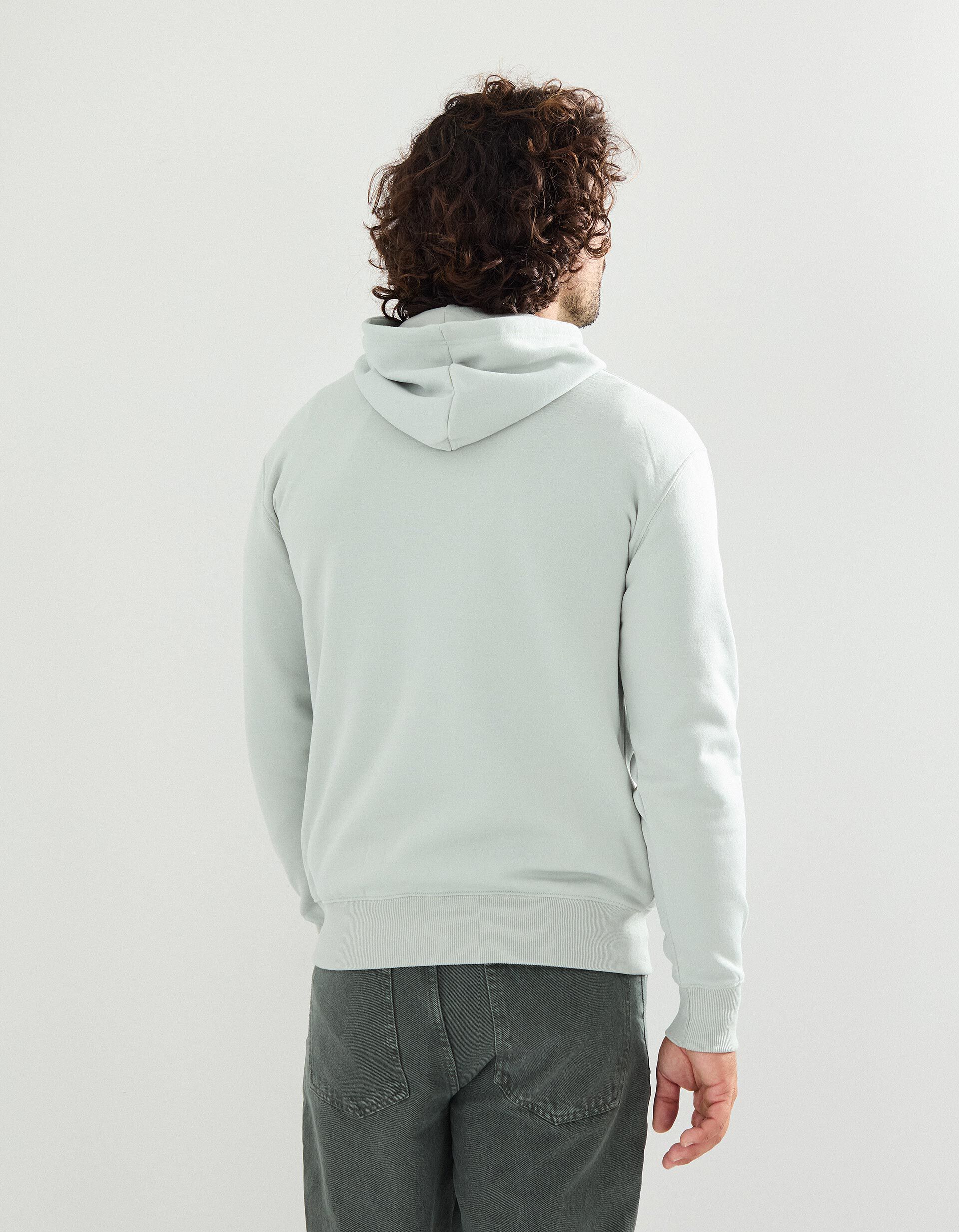 Comprar Online Sweatshirt com Capuz, Homem, Verde Claro