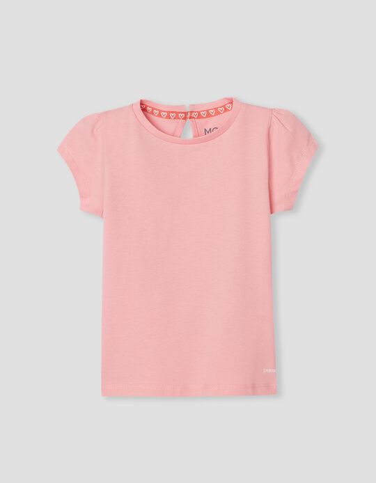 T-shirt, Bebé menina, Rosa