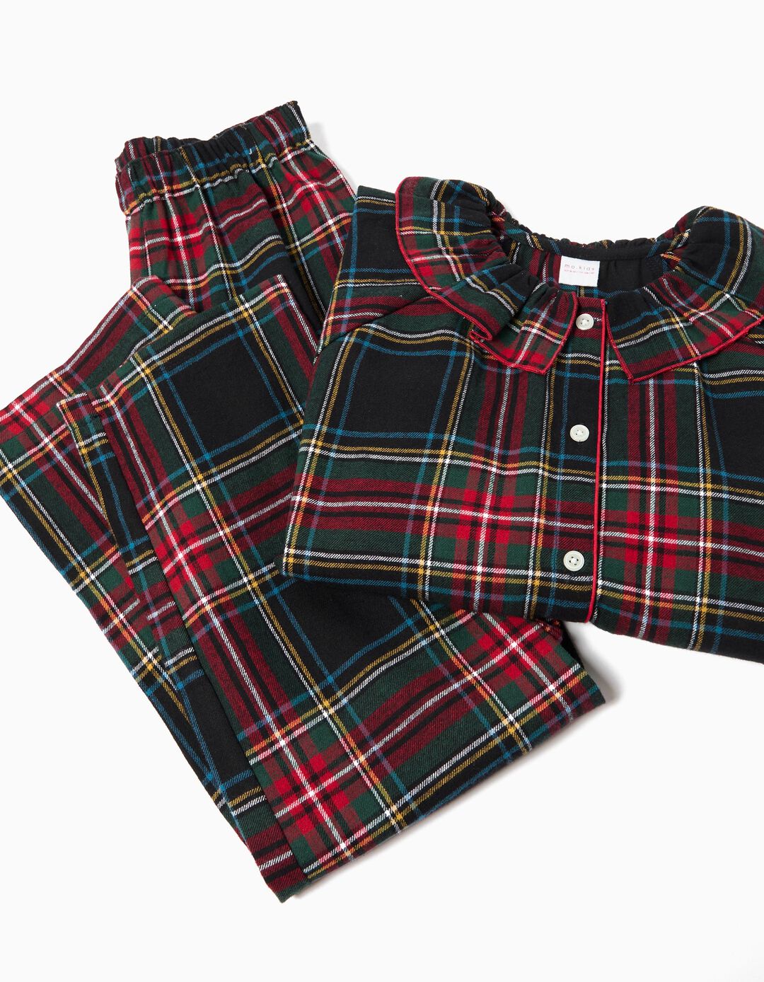 Pijama Flanela de Natal, Menina, Multicor