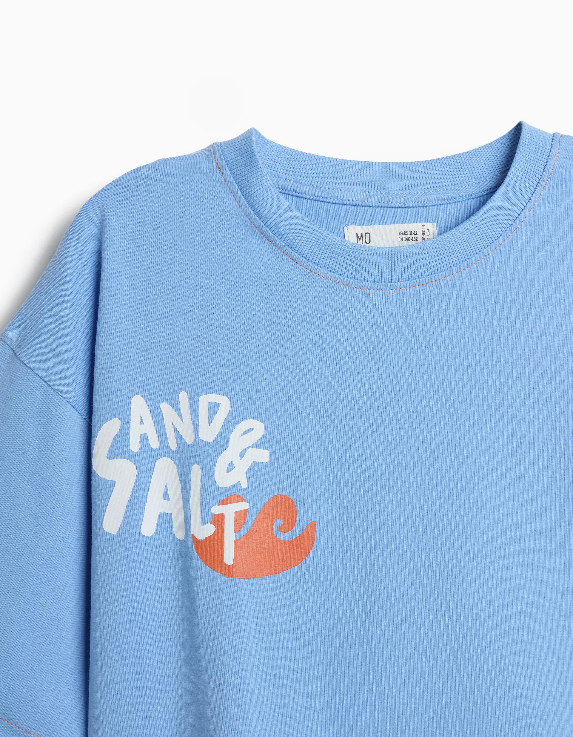 Comprar Online T-shirt Estampada, Menino, Azul