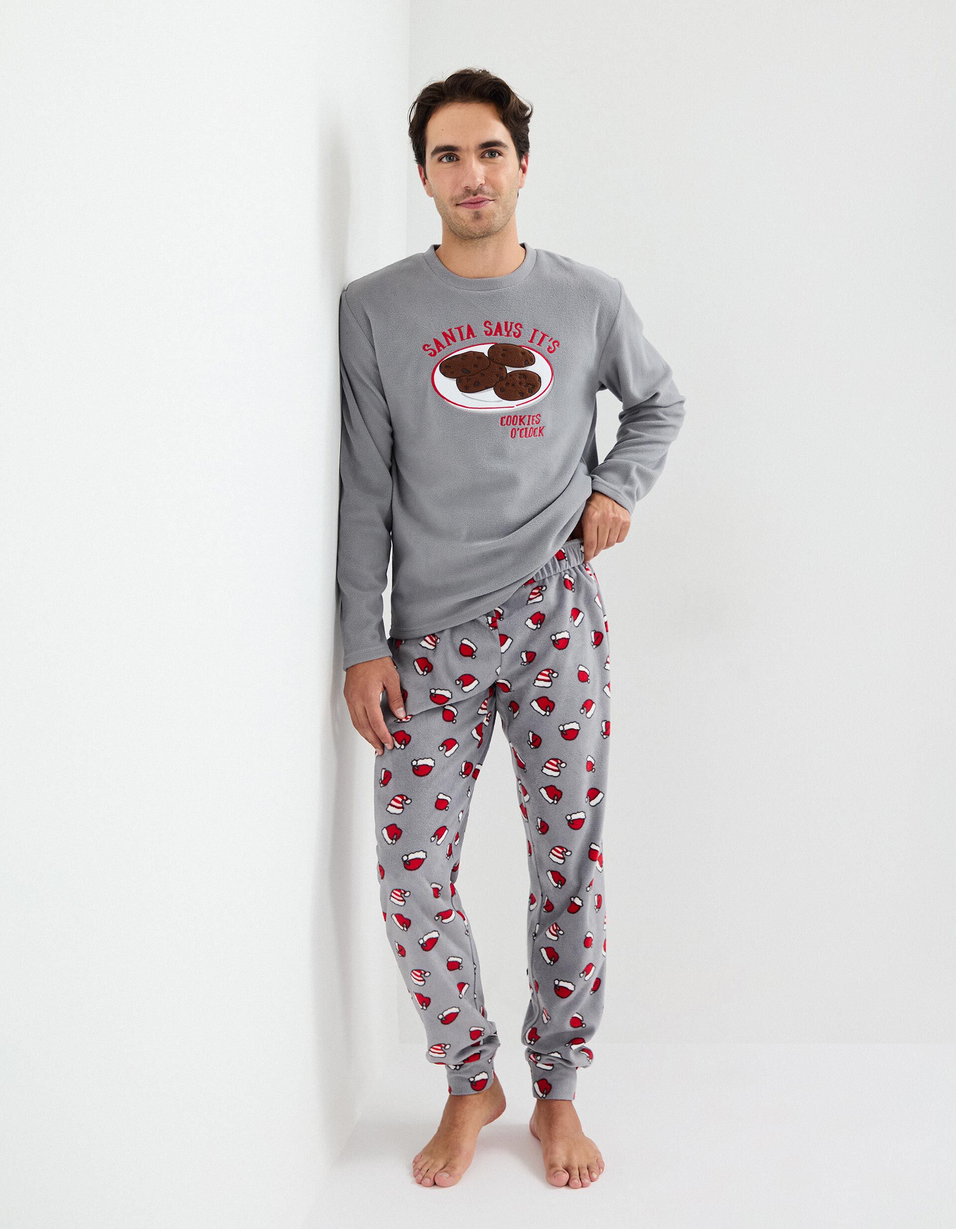 Comprar Online Pijama de Natal, Homem, Cinzento
