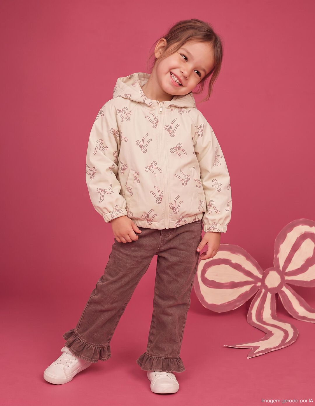 Cal&ccedil;as De Ganga Culotte, Menina, Castanho