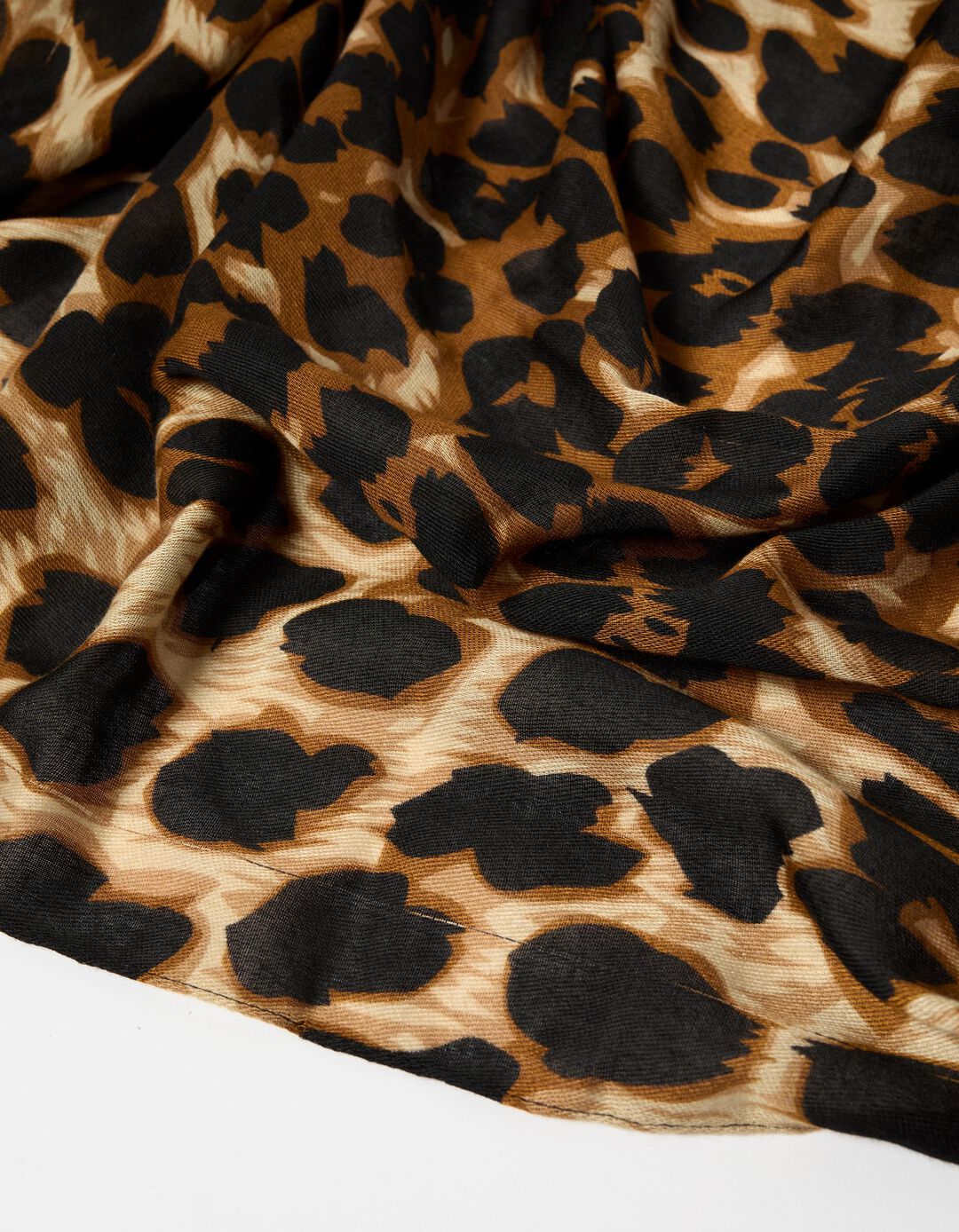 Lenço Animal Print, Mulher, Castanho