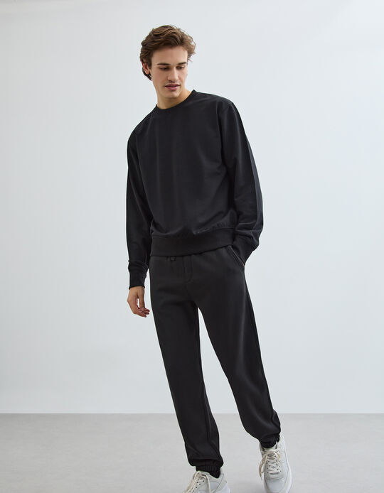 Comprar Online Sweatshirt de Felpa, Homem, Preto