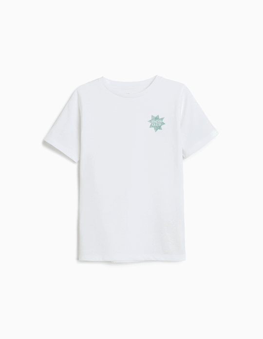 Comprar Online T-shirt Dia do Pai, Menino, Branco