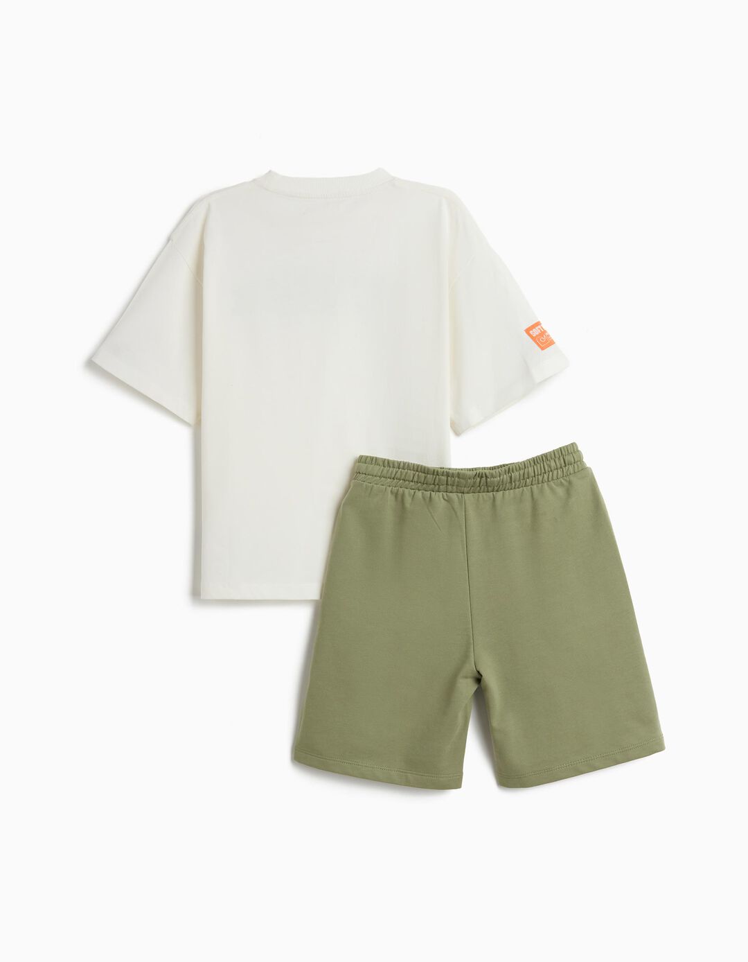 Conjunto T-shirt e Cal&ccedil;&otilde;es, Menino, Verde Escuro