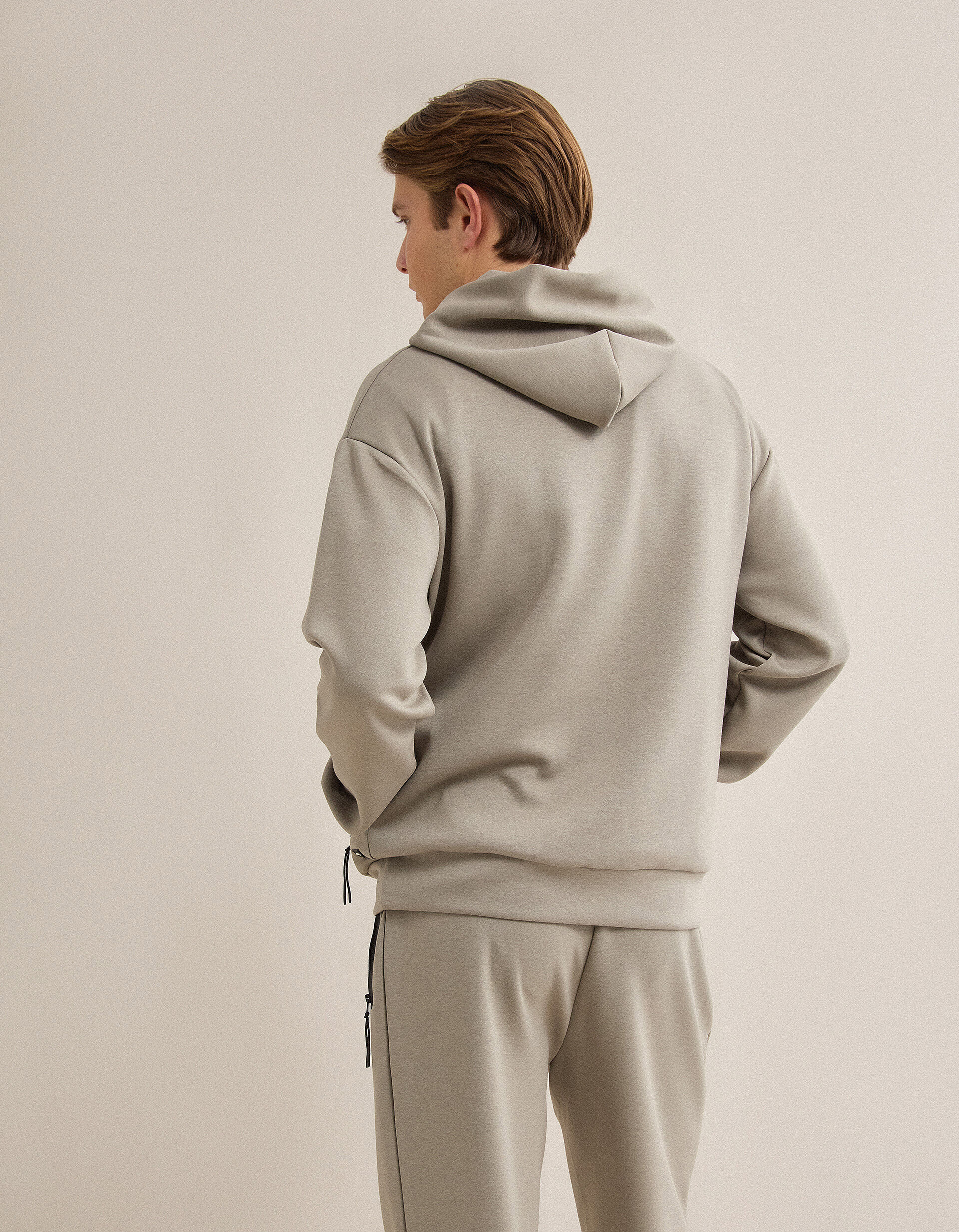 Comprar Online Sweatshirt com Capuz, Homem, Bege