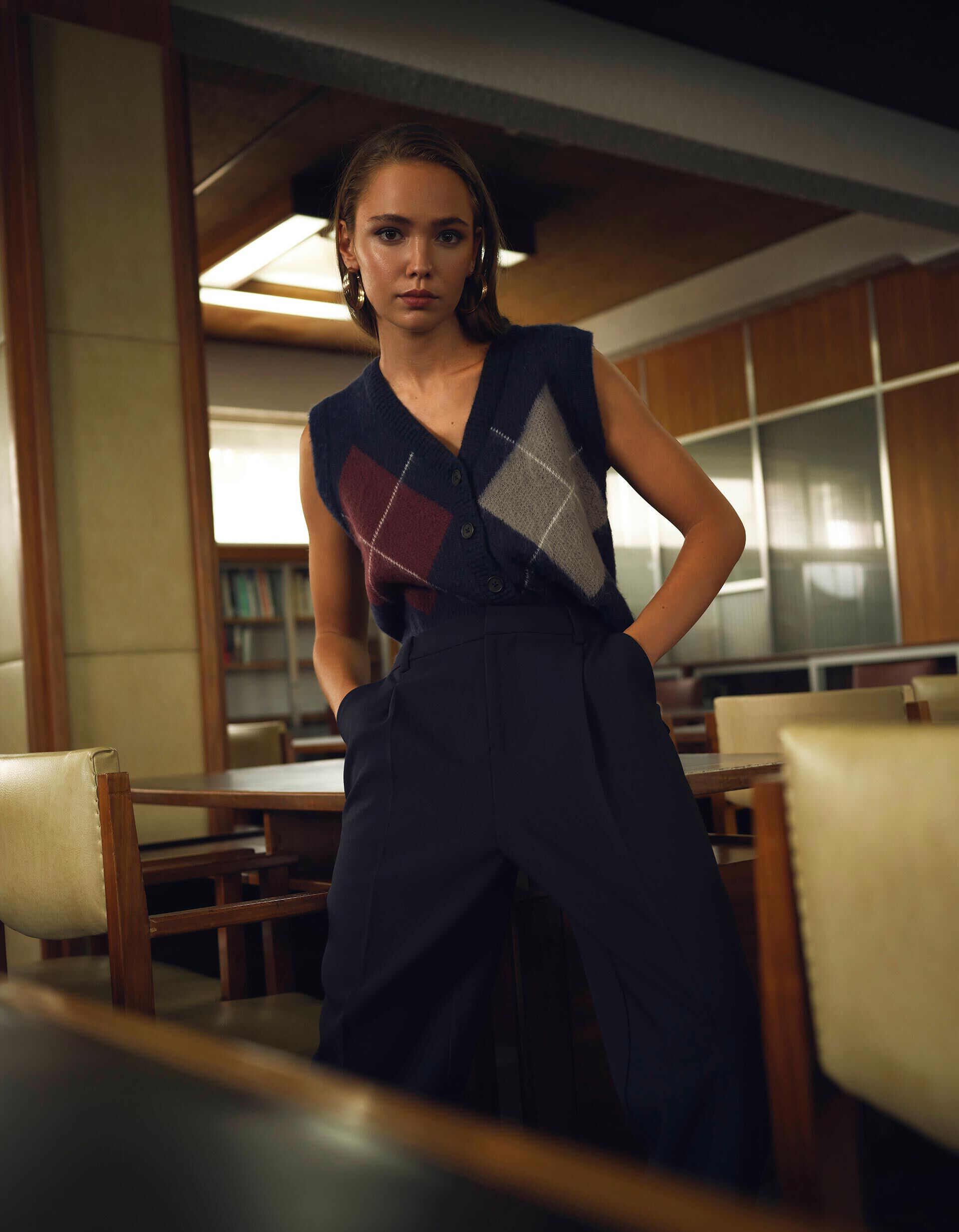 Comprar Online Cal&ccedil;as, Mulher, Azul Escuro