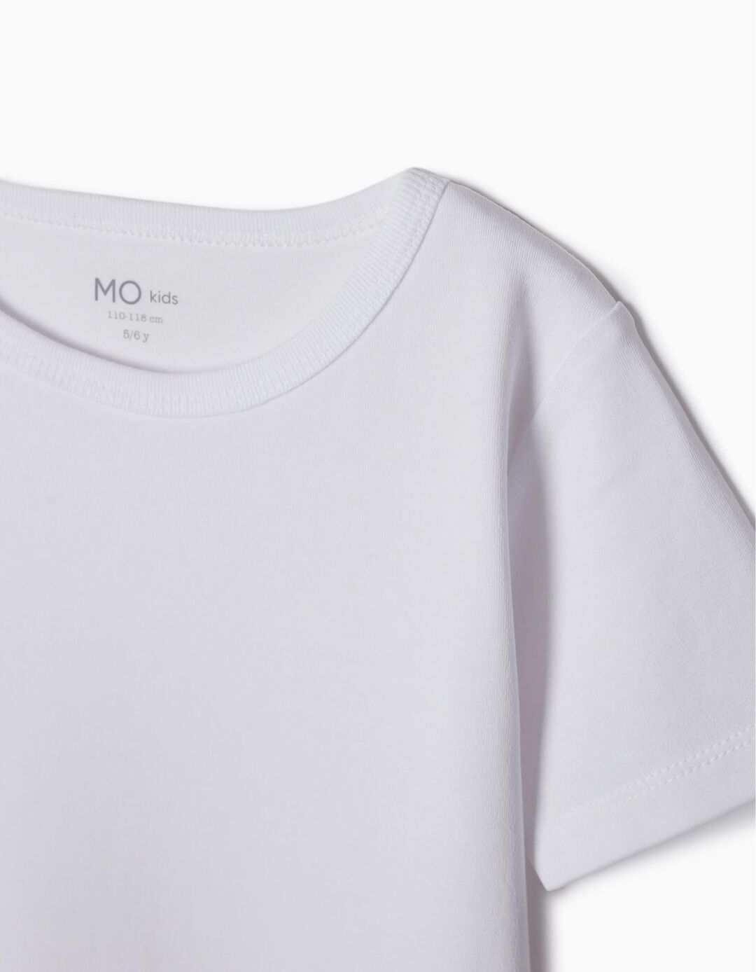 2 Underwear Short Sleeve T-shirts, Boys, White