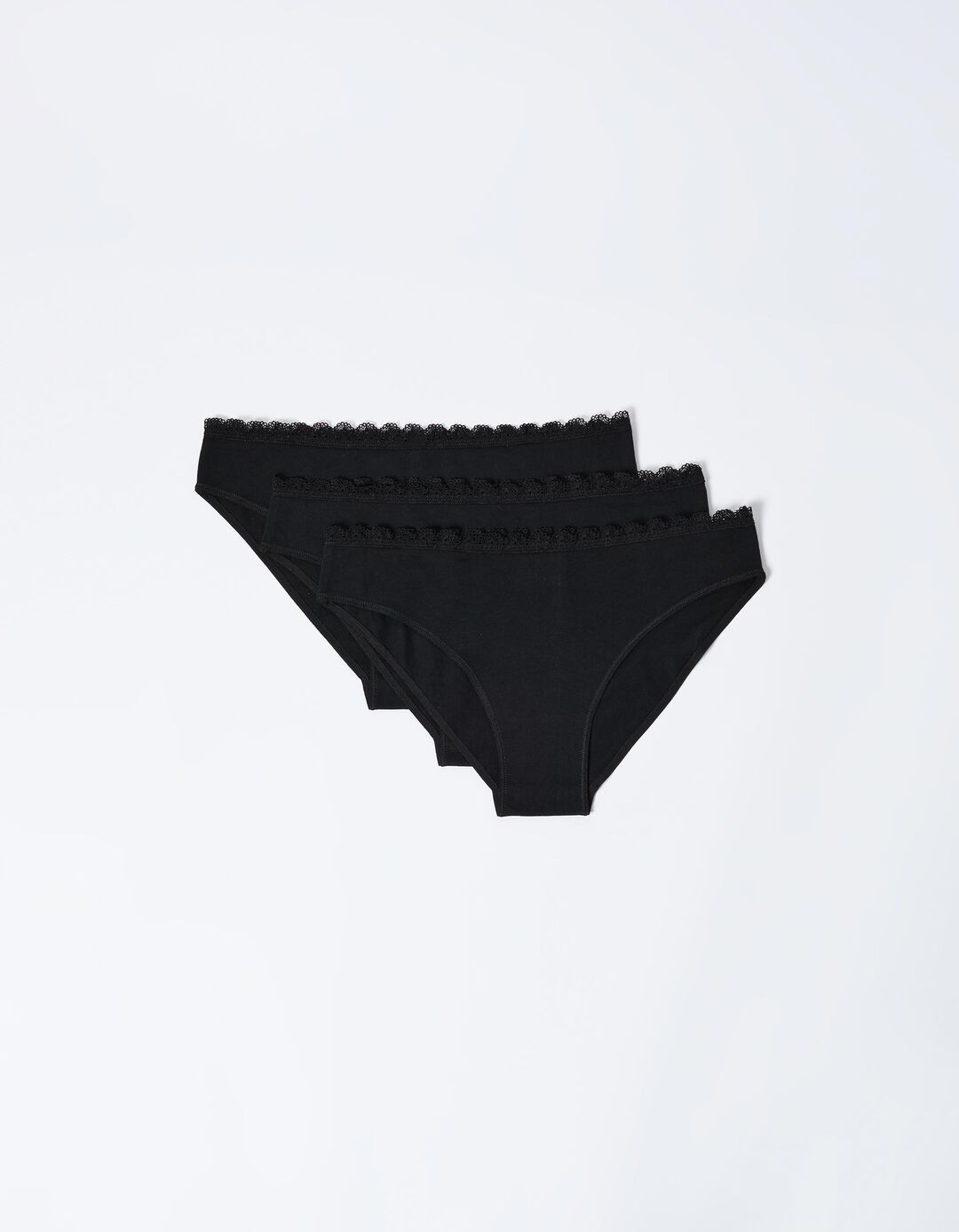 Pack 3 Cuecas, Mulher, Preto